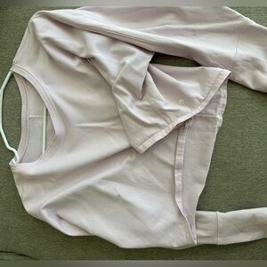Lululemon cropped crew sweater